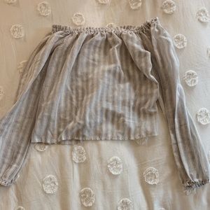 Brandy Melville Off-the-shoulder Shirt